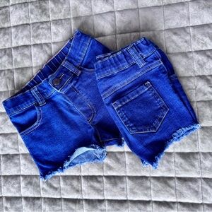 Garanimals Blue Denim Frayed Hem Kids Shorts